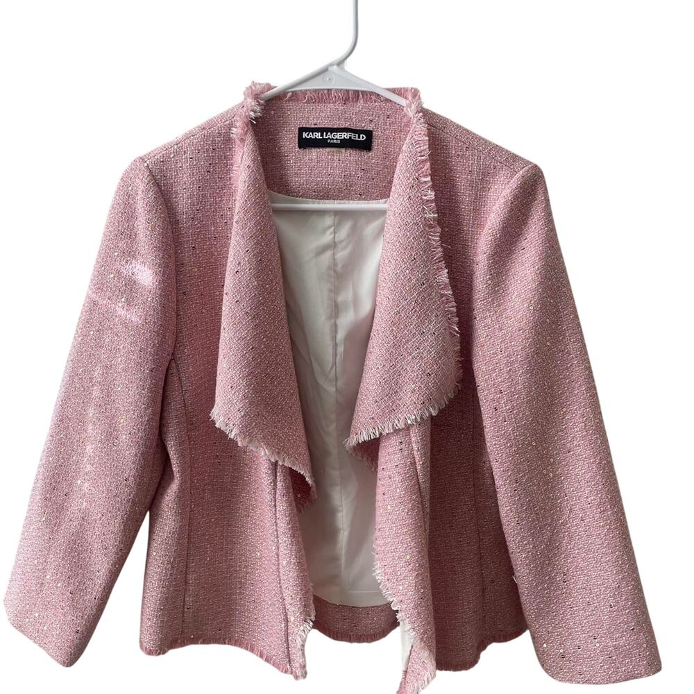 Karl lagerfield sequined blazer